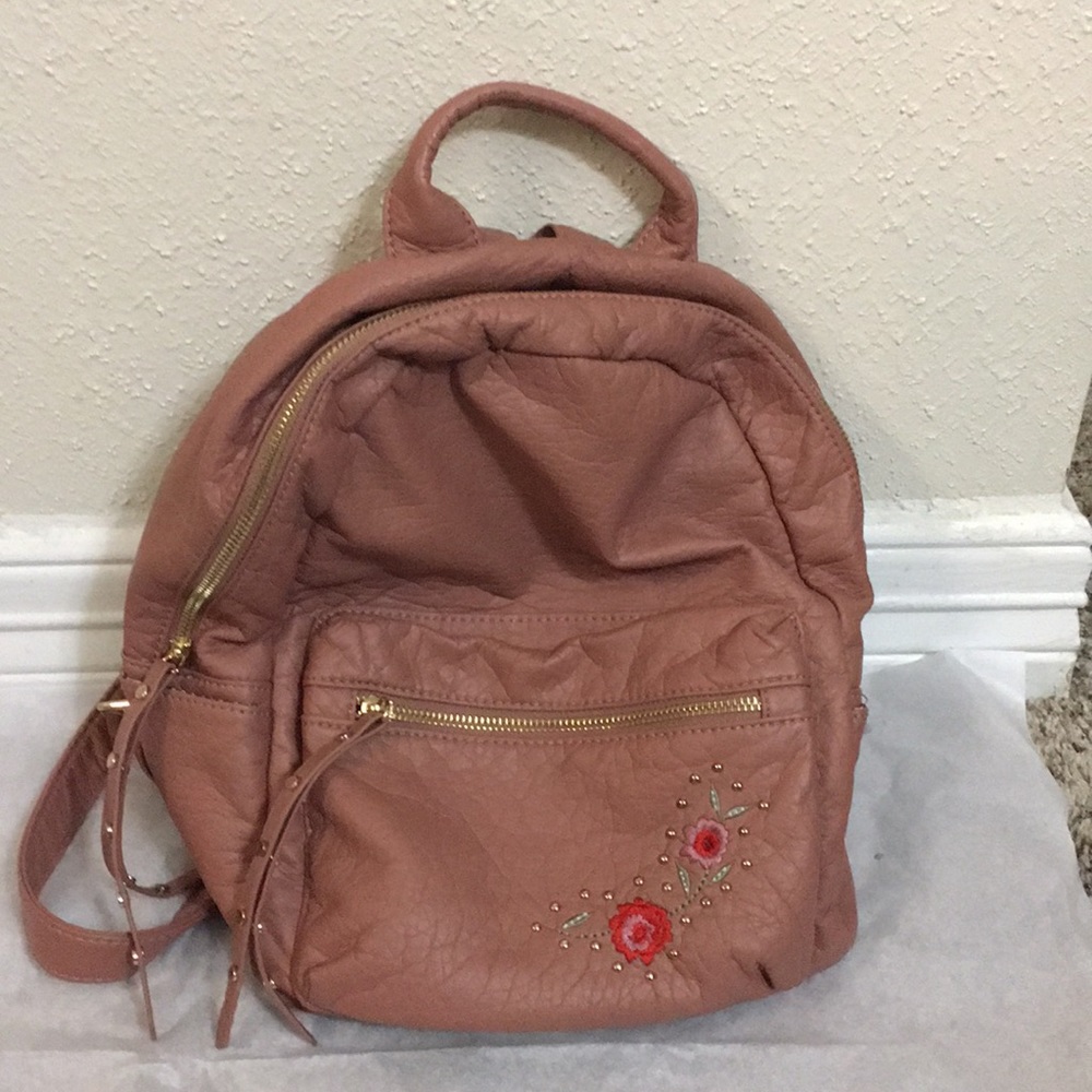 Pink backpack